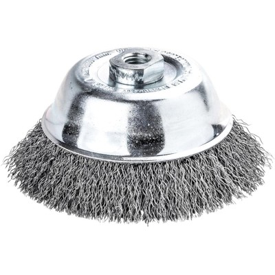 LESSMANN® - Topfbürste Stahldraht gewellt 65 x 0,35mm