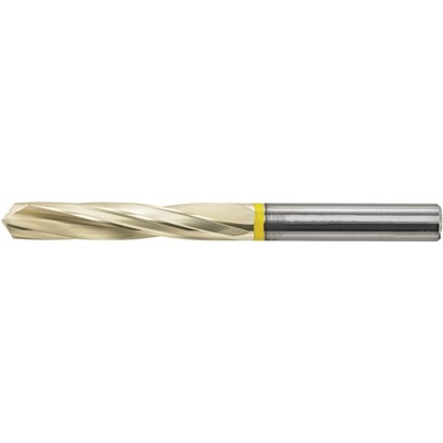 FORMAT - Spiralbohrer VHM Typ Alu 4,5mm DIN 6537L 5xD Innenkühlung HA ZrN