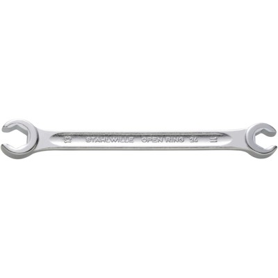 STAHLWILLE® - Offener Doppelringschlüssel abgew. OPEN-RING SW.10 x 11mm L.155mm