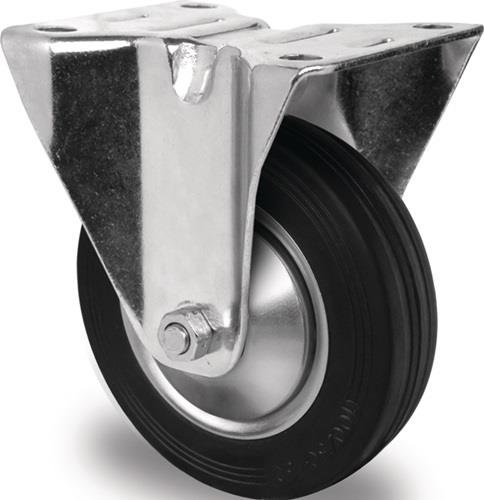 Bockrolle D.100mm Trgf.75kg VG Platte L105xB80mm PROMAT
