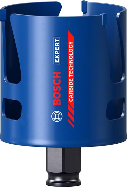 BOSCH EXPERT Construction Material Lochsäge, 65 x 60 mm. Für Dreh- und Schlagbohrer