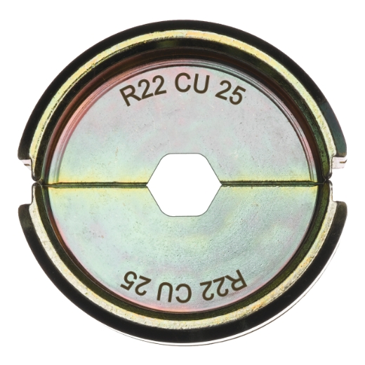 MILWAUKEE R22 Cu 25 für Standard Rohrkabelschuh Presseinsatz für hydraulisches Akku-Presswerkzeug