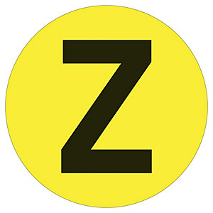 PVC-Fußbodenmarkierungen, Buchstaben, VE 10 Stk, Buchstabe Z.