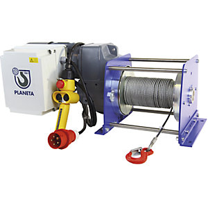 Elektro-Seilwinde, Steuerleitung 3 m, Tragfähigkeit 500 kg.