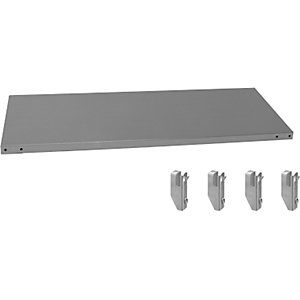 Zusatzboden für Regalkombination, BxT 1000 x 400 mm, verzinkt.