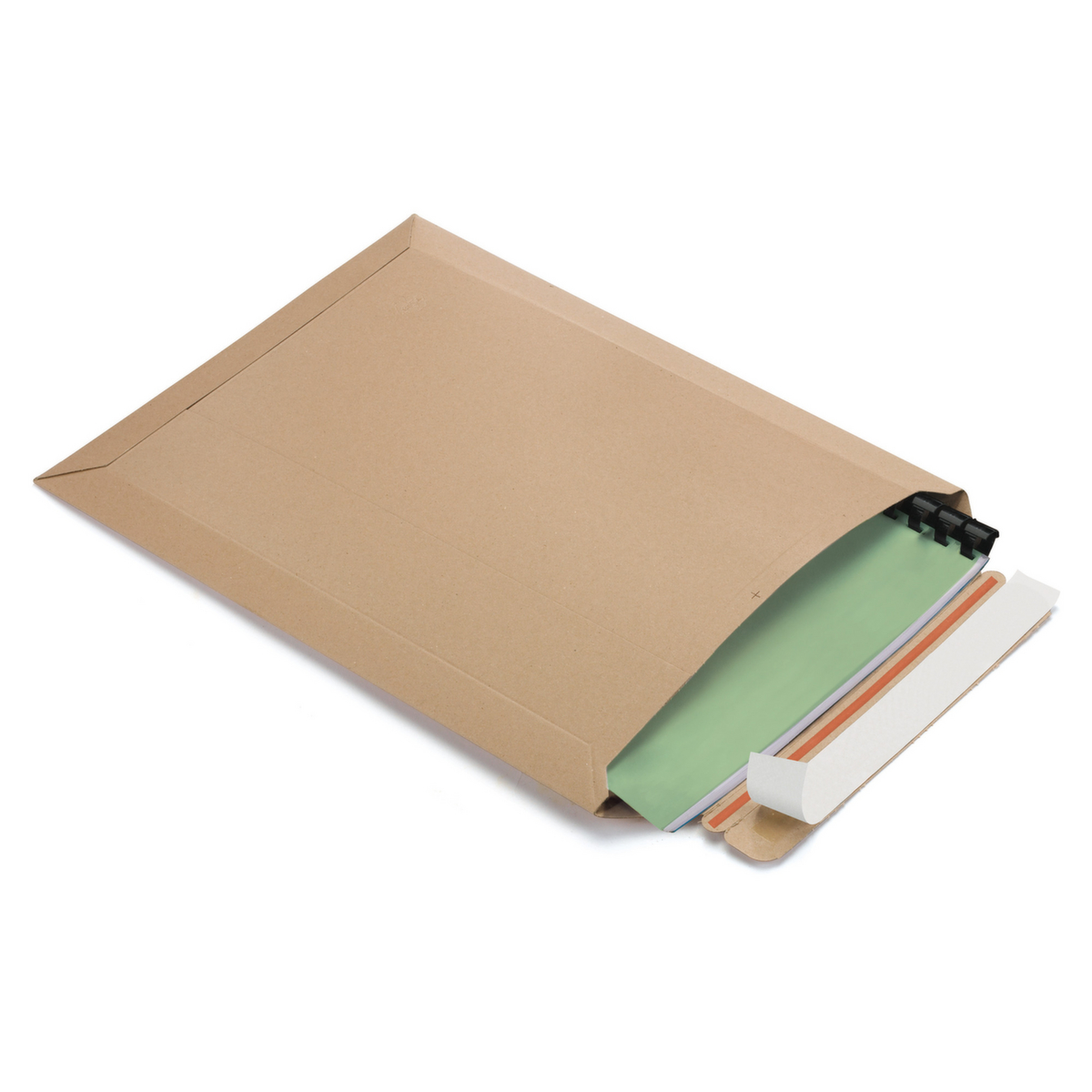 Vollpapp-Versandtasche Eco braun 430 x 580 mm
